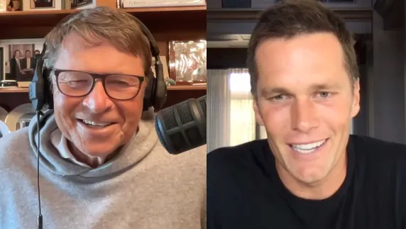 David Novak with Tom Brady